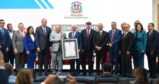 Senado reconoce a Cesar Julio Cedeño Ávila, como propulsor del deporte de la República Dominicana