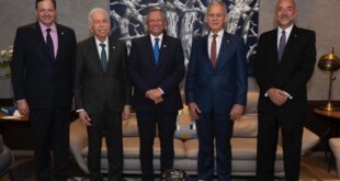 Presidente ejecutivo de Banreservasrecibe visita de ejecutivos del BHD