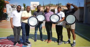 INEFI responde con rapidez: Entrega luminarias al Club Deportivo Ozoria Liz en Sde tras denuncia comunitaria