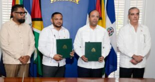 La República Dominicana y Guyana firman contrato para exploración de bloque petrolero en Guyana