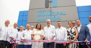 Presidente Abinader entrega el Hospital Municipal de Maimón remozado, ampliado y equipado con nueva área de Emergencia, junto al Centro de Primer Nivel