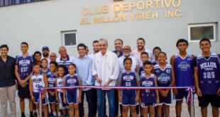 Presidente Abinader entrega remozado el Club Deportivo El Millón Yireh
